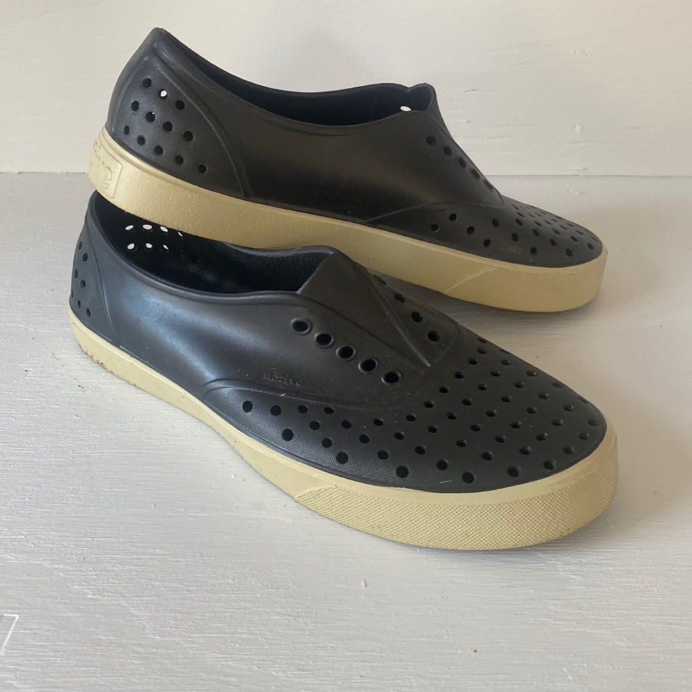 Native Jericho Shoes Black & White